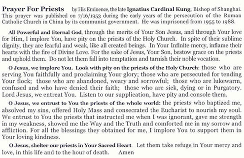 Prayer for Priests